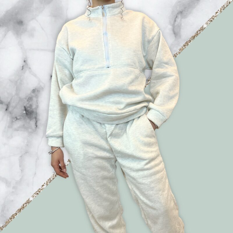 Ensemble survêtement zippé