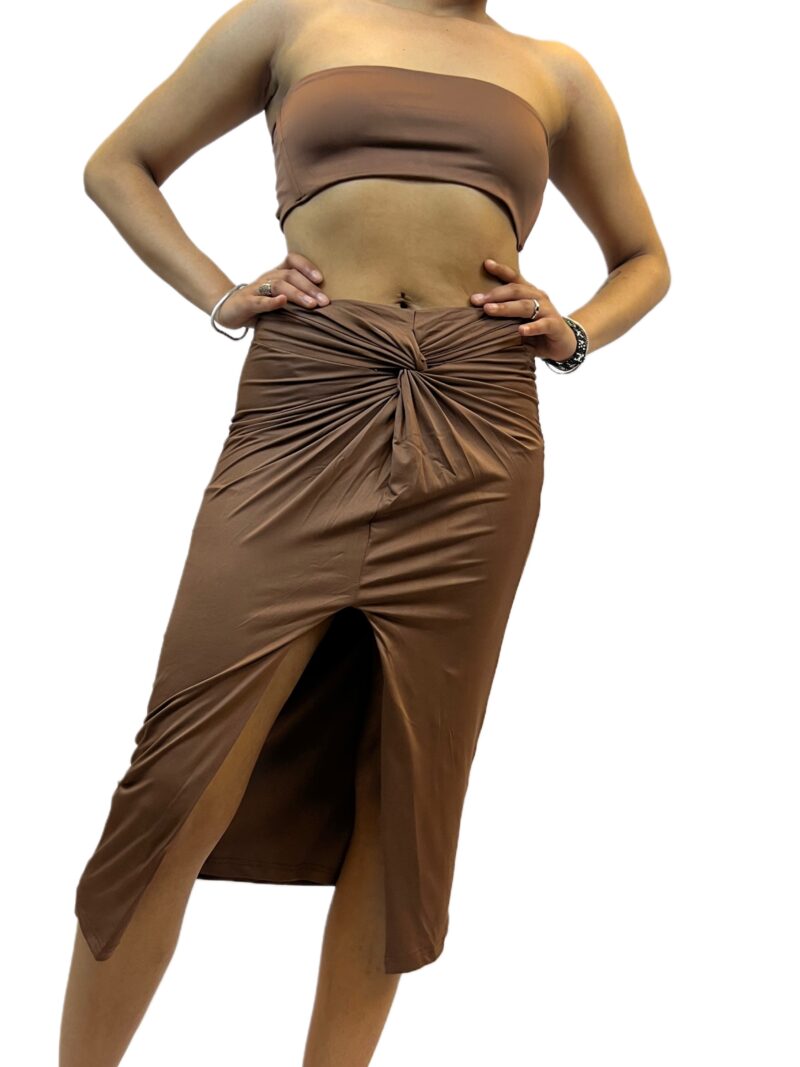 Top bandeau noué
